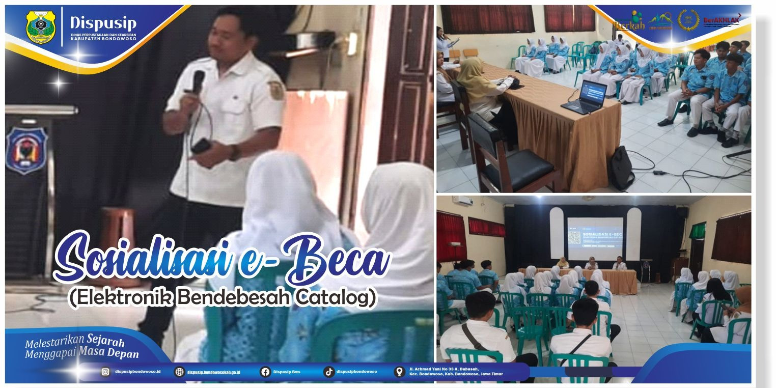 Sosialisasi E-Beca di SMA Negeri 1 Bondowoso